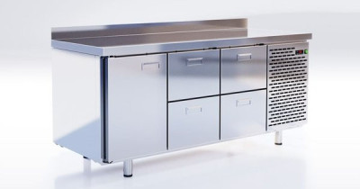 Шкаф-стол холодильный СШС-4,1 GN-1850 (нержавейка)