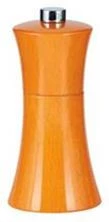 Мельница для перца из дерева, оранжевая лакированная  13 см