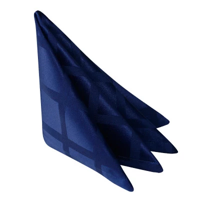 Салфетка 45х45 см «Журавинка» синяя (квадрат)