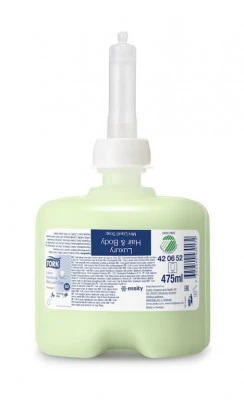 Жидкое мыло-шампунь люкс для тела и волос, мини Tork