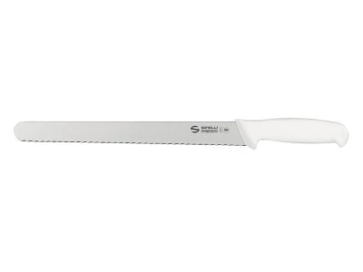 1363028 нож для хлебных изделий Supra Colore (белая ручка, 28 см)
