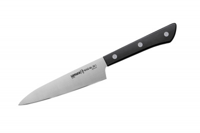 SHR-0021B/K Нож кухонный "Samura HARAKIRI" универсальный 120 мм, корроз.-стойкая сталь, ABS пластик