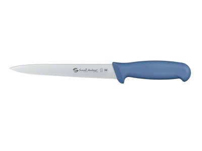 7351018 нож для рыбы Supra Colore (син.ручка, гибкое лезвие, 18 см)