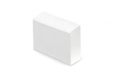 Cleaneq Полотенца бумажные листовые 1-ЛП-V35200 (V 1 слой, 35 г, 200 л)