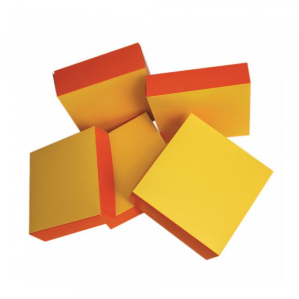 Коробка для кондитерских изделий 20*20*5 см, оранжевый-жёлтый, картон, Garcia de Pou в Москве
