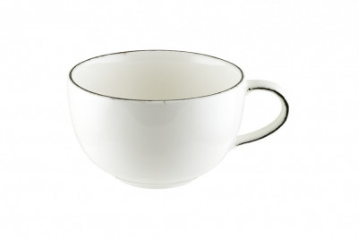 Bonna Чашка для капучино E104 RIT05 CPF (350 мл, темный край)