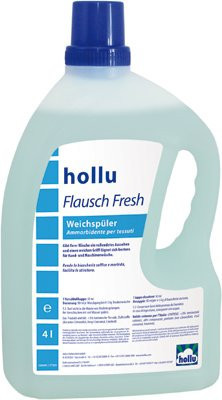 Жидкий кондиционер для белья Hollu Flausch Fresh (коробка 2 флакона по 4л)