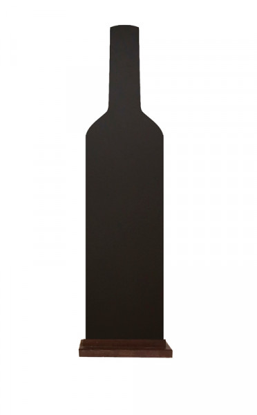 Меловая доска «Бутылка вина» 130х500 мм с подставкой в Москве
