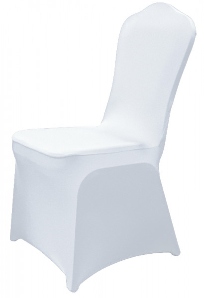 Чехол универсальный на стул из бифлекс цвет белый в Москве