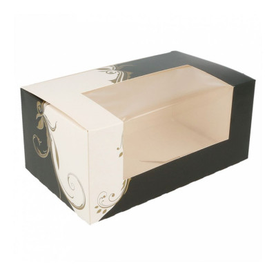 Коробка для торта с окном 18*11*8 см, белая, картон, Garcia de PouИспания