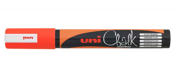 Маркер оранжевый для оконных и стеклянных поверхностей 1,8-2,5 мм Uni Chalk PWE-5M в Москве