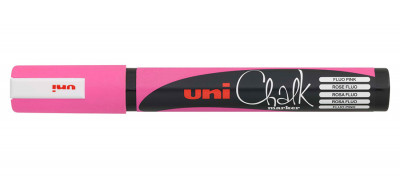 Маркер розовый для оконных и стеклянных поверхностей 1,8-2,5 мм Uni Chalk PWE-5M