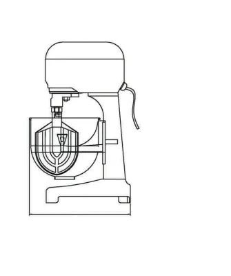 SINMAG B.M.CORP. Миксер планетарный серии SМ 101 (1 дежа)