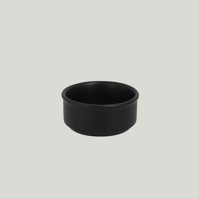 Кокотница RAK Porcelain NeoFusion Volcano круглая 8 см, 100 мл (черный цвет)