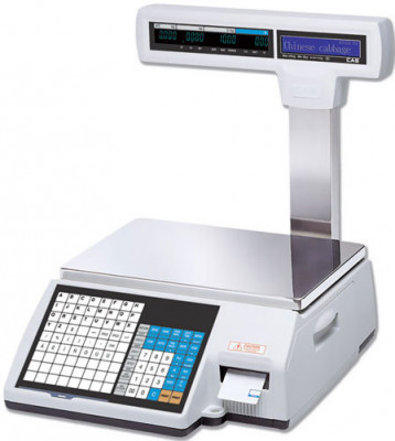 Торговые весы с печатью этикеток Cas CL-5000-15P