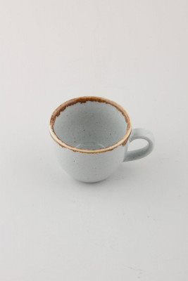 Чашка кофейная 90 мл фарфор цвет серый Seasons