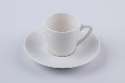 ALUMILITE COFFEE CUP 0,64 ltr AND SAUCER            