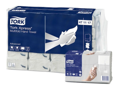 Бумажные листовые полотенца Multifold Tork Xpress
