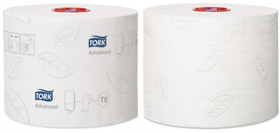 Туалетная бумага Mid-size в миди-рулонах