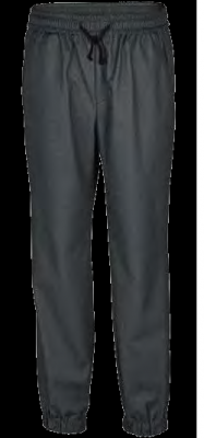 Брюки поварские, мужские на резинке, карманы боковые, ткань 52% хлопок, 45% полиэстер, 3 % эластан, цвет серая джинса, размер L, шт