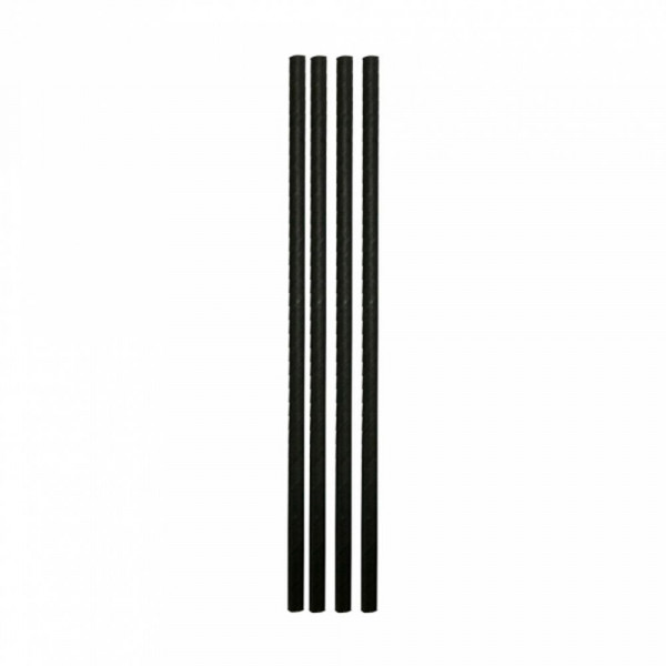Трубочки бумажные коктейльные 0,6*14 см, чёрные, 250 шт, Garcia de PouИспания в Москве