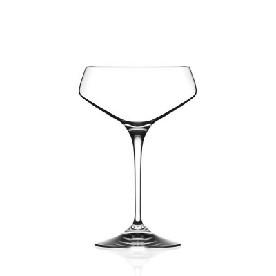 Бокал блюдце для шампанского RCR Luxion Aria 330 мл, хрустальное стекло, (ЗАКАЗНОЕ)