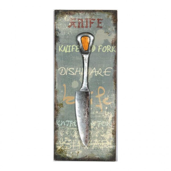 Картина "Knife" 60*25*4,5 см в Москве