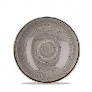 Тарелка глубокая 18,2см 0,426л, без борта, Stonecast, цвет Peppercorn Grey