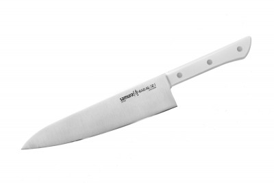 SHR-0085W/K Нож кухонный "Samura HARAKIRI" Шеф 208 мм, корроз.-стойкая сталь, ABS пластик