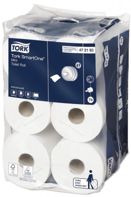 Туалетная бумага в мини-рулонах Tork SmartOne