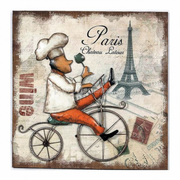 Картина "Paris" 50*50*4,5 см, P.L. Proff Cuisine в Москве