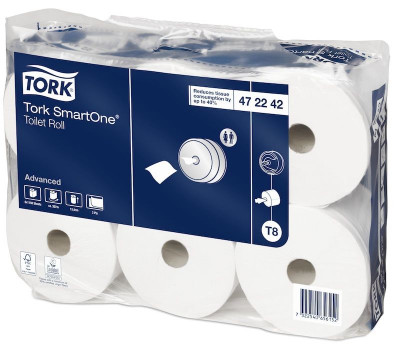 Туалетная бумага в рулонах Tork SmartOne