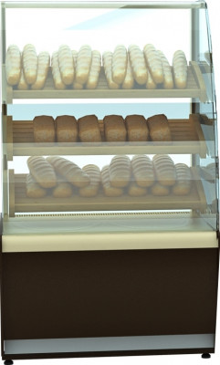 Витрина хлебная K70 N 1,3-1 Bread FLANDRIA 0012-0109 (со стеклом)