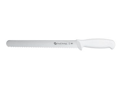 1363024 Нож для хлебных изделий Supra Colore (белая ручка, 24 см)