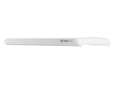 1363028 нож для хлебных изделий Supra Colore (белая ручка, 28 см)