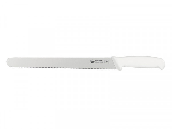 1363028 нож для хлебных изделий Supra Colore (белая ручка, 28 см) в Москве