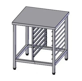 Подставка т.м. Vortmax 750х730х850 для пароконвектоматов 1х7 ур. GN 1/1