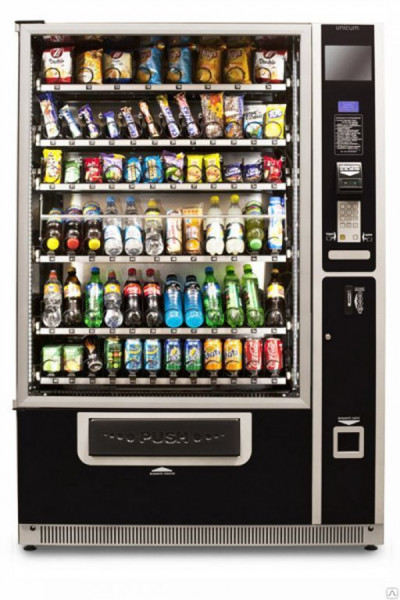 Снековый торговый автомат Unicum Food Box Long (72 ячейки) без холодильника в Москве