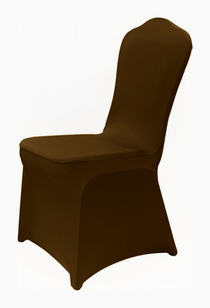Чехол универсальный на стул из бифлекса цвет коричневый в Москве