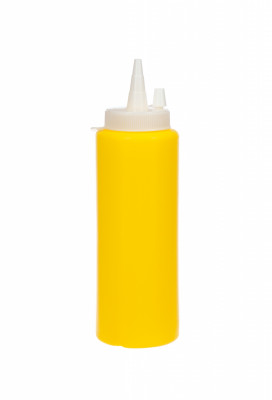 Бутылка для соуса желтая (соусник) 250 мл