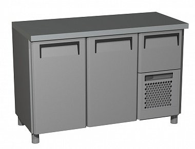Шкаф холодильный серии T70 M2-1 (2GN/NT Carboma) с бортом (0430-2 корпус нерж 2 двери)