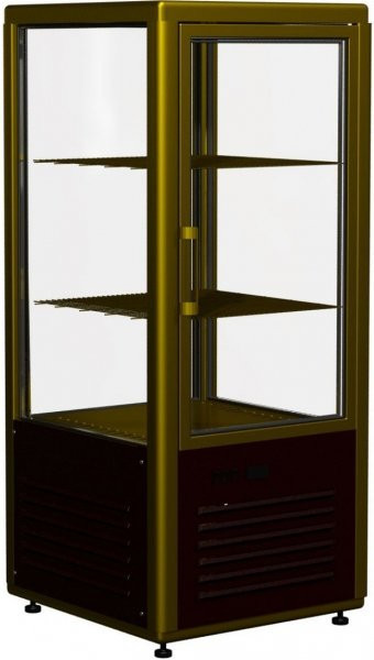 Шкаф холодильный серии D4 VM 120-1 (R120C) (0109-0102 (коричнево-золотой)) в Москве