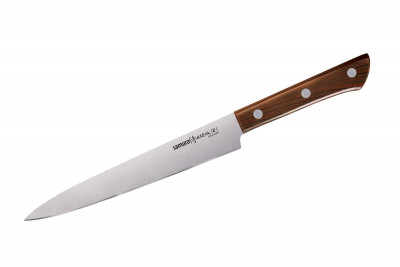SHR-0045WO/K Нож кухонный "Samura HARAKIRI" для нарезки 196 мм, корроз.-стойкая сталь, ABS пластик
