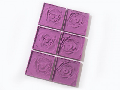 Вставки для текстурирования «Розы» в форму «Квадраты малые»