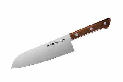 SHR-0095WO/K Нож кухонный "Samura HARAKIRI" Сантоку 175 мм, корроз.-стойкая сталь, ABS пластик