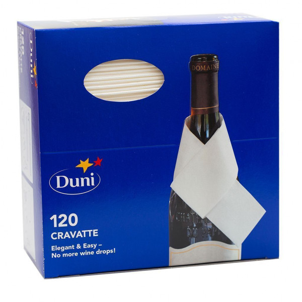 Галстук на бутылку Duni, 42*20 см, airlaid, 120 шт в Москве